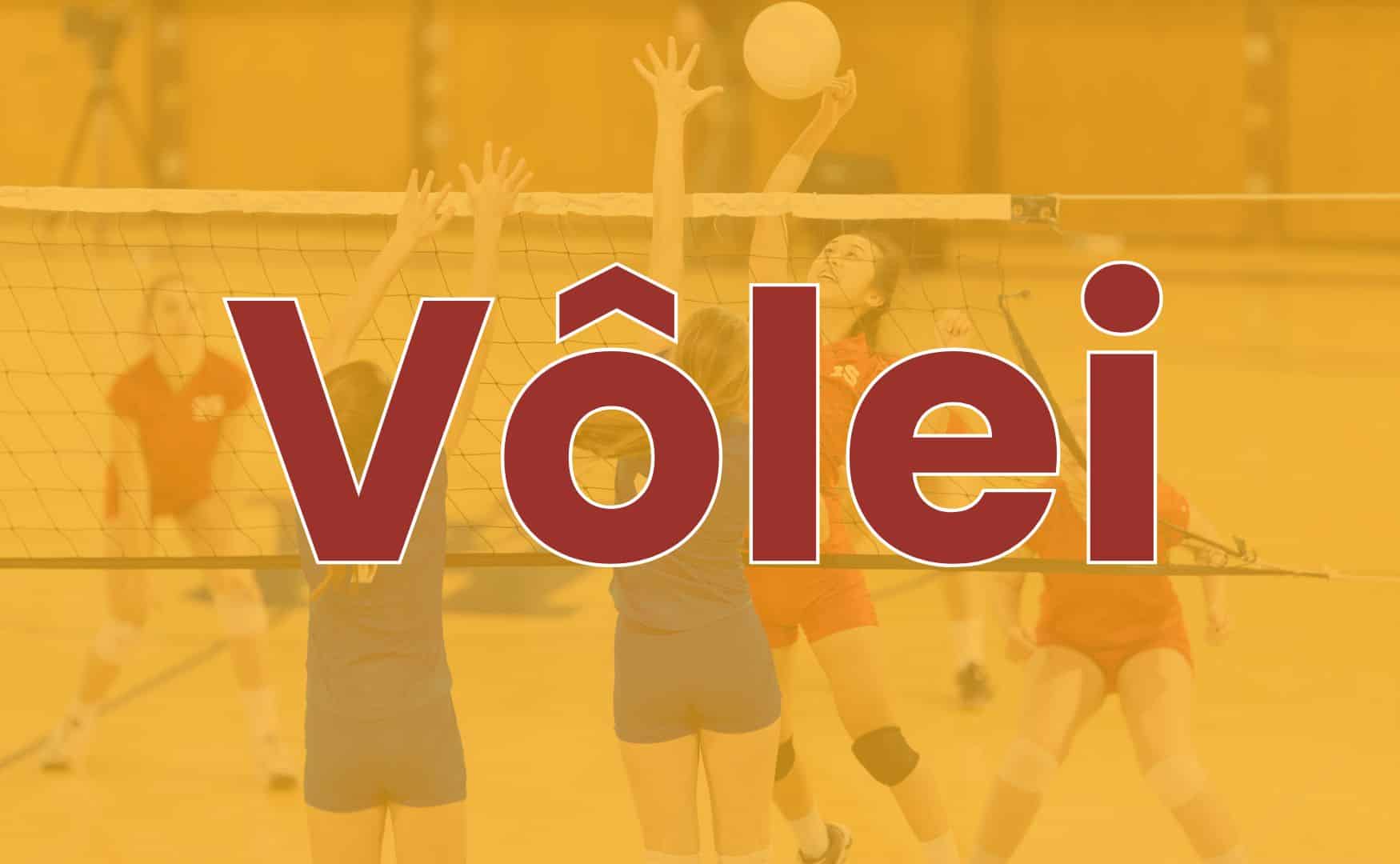 Vôlei no colégio Araruama
